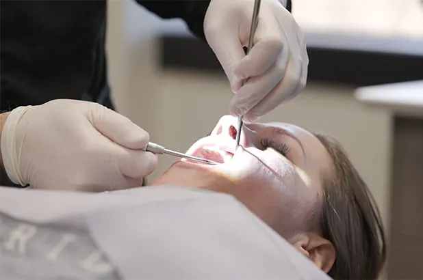 Dental bonding appointment at the practice